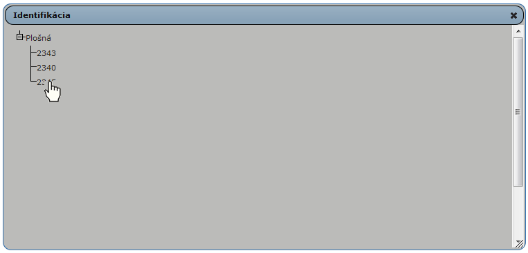 Identify detail hand